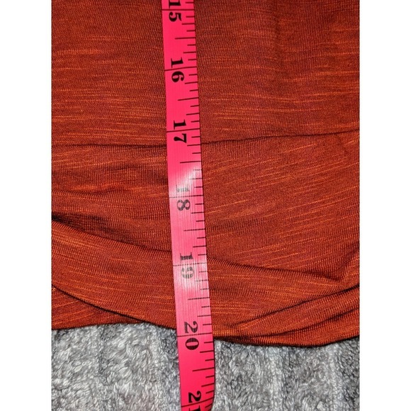 Sanctuary Knot-Front T-Shirt Casual Short Sleeve Top Burnt Orange Size S NWT $49 - Picture 8 of 10
